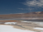 Laguna Colorada, leider ohne rotem Wasser.