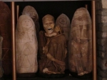 Mumienbuendel im Museum bei Leymebamba.